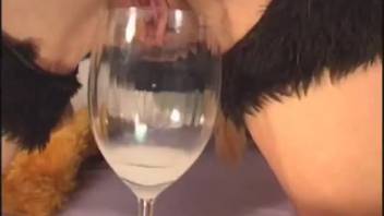 Savage canine intercourse internal cumshot tale