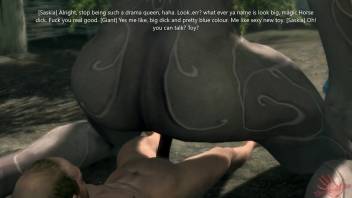 Forbidden 3D creature erotica using Skyrim characters
