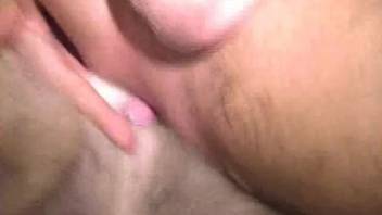 Guy screws his pooch in doggy style. Gratis zoophilia and beastly erotica